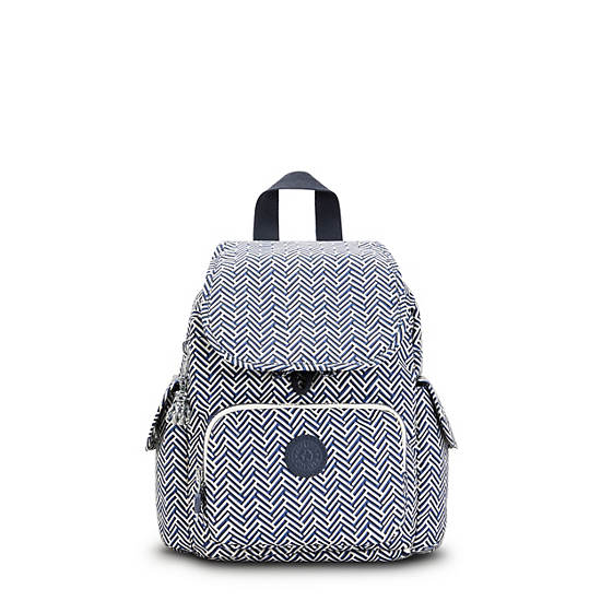 Sacs À Dos Kipling City Pack Mini Printed Blanche | FR 1721LI